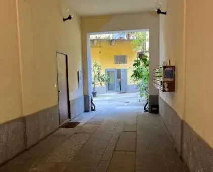 Entrance hall leading to the courtyard